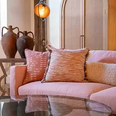 Pink sofa | House of Carpets and Lighting